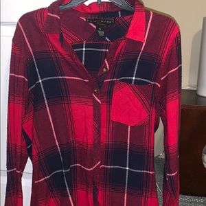 A very cute flannel top!